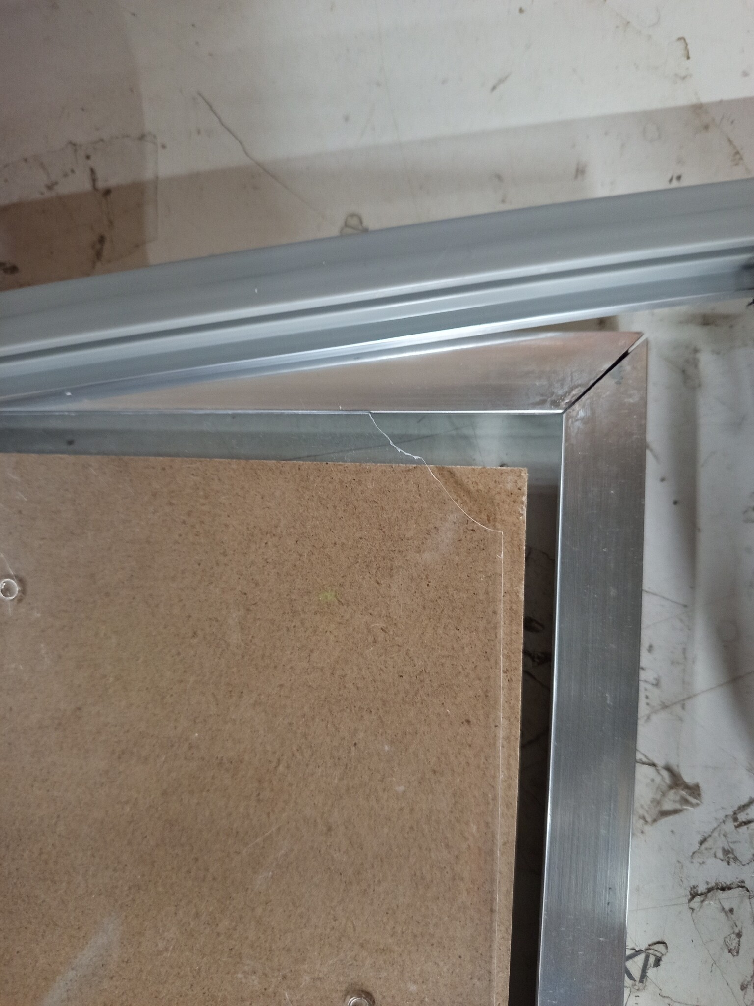 vidaXL Fotolijsten 3 st voor wand of tafel 7x90 cm MDF zilverkleurig