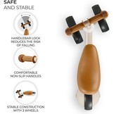 Kinderkraft Loopfiets CUTIE Beige - Multifunctionele 3-in-1 driewieler voor peuters