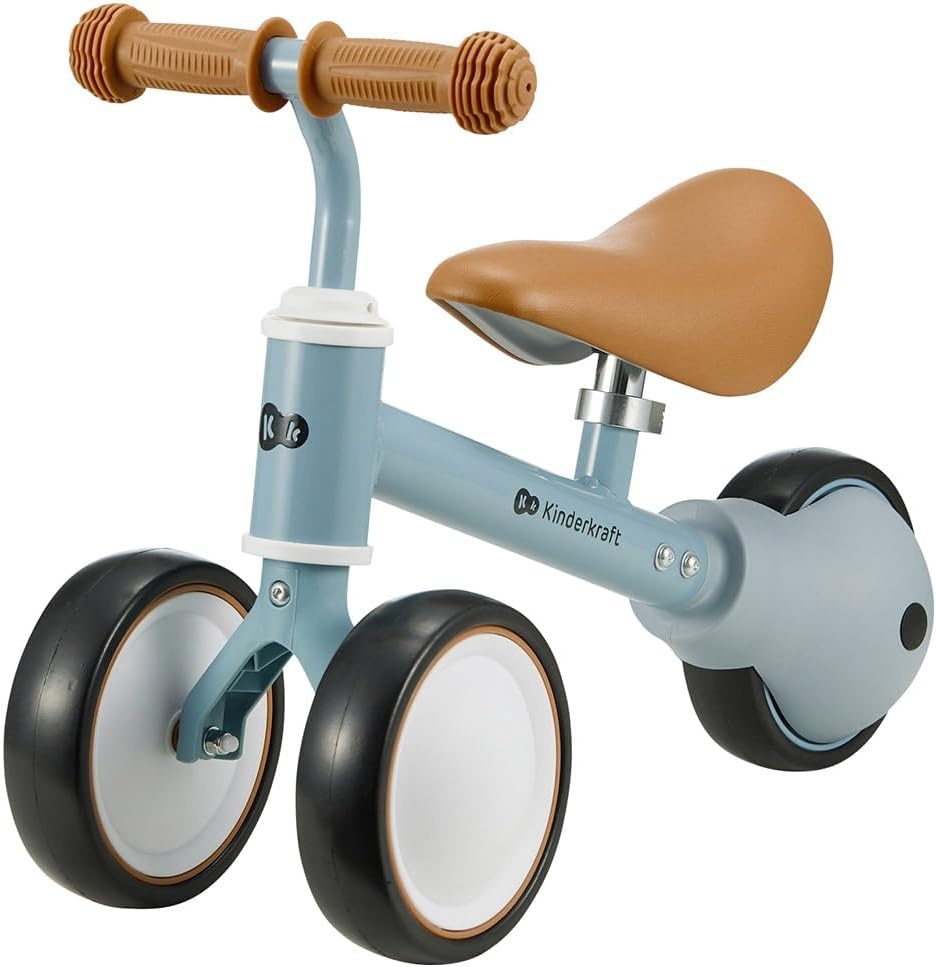 Kinderkraft Loopfiets CUTIE Beige - Multifunctionele 3-in-1 driewieler voor peuters