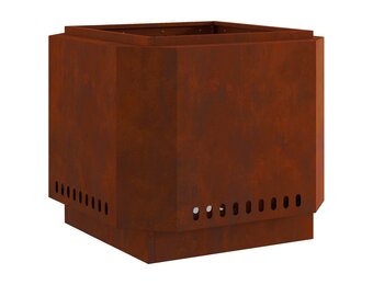 vidaXL Vuurkorf Bruin 58 x 58 x 51 cm Cortenstaal