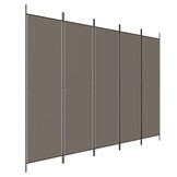 vidaXL Kamerscherm 5 Panelen Antraciet - 33% Korting!