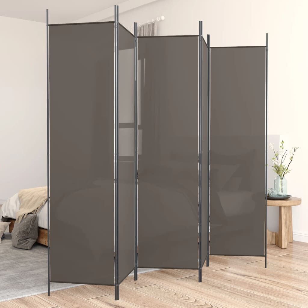 vidaXL Kamerscherm 5 Panelen Antraciet - 33% Korting!