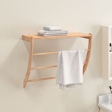 vidaXL Handdoekenrek 60x25,5x49 cm massief walnotenhout