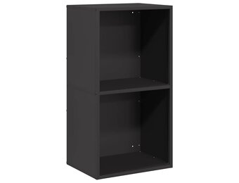 vidaXL Brandhoutrek 40x30x75 cm koudgewalst staal zwart
