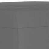 vidaXL Voetenbank 60x50x41 cm microvezelstof donkergrijs