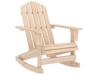 Adirondack Schommelstoel Massief Vurenhout met 54% Korting