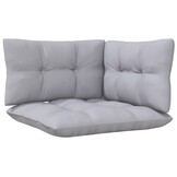 VidaXL Loungeset Grenenhout Grijs - 3-delig - 35% Korting