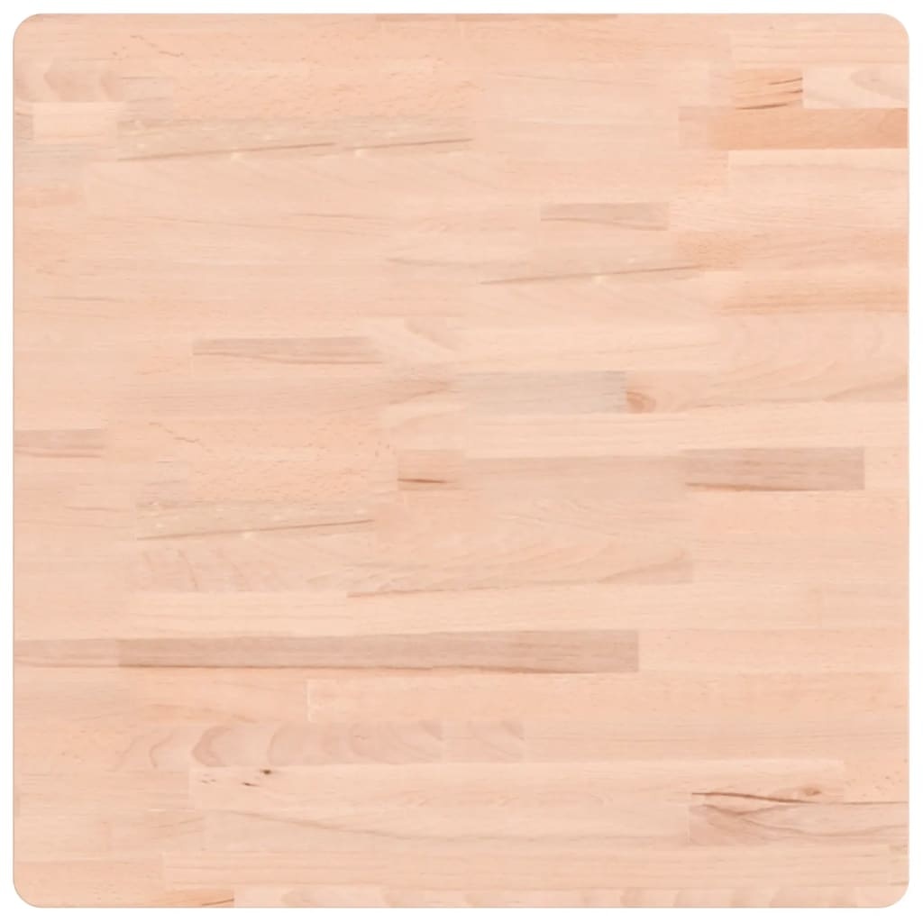 vidaXL Massief Beuken Tafelblad - Vierkant 60x60cm - 60% Korting