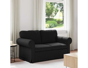 vidaXL Bank 120cm Zwart Metaal - Nu met 35% korting!