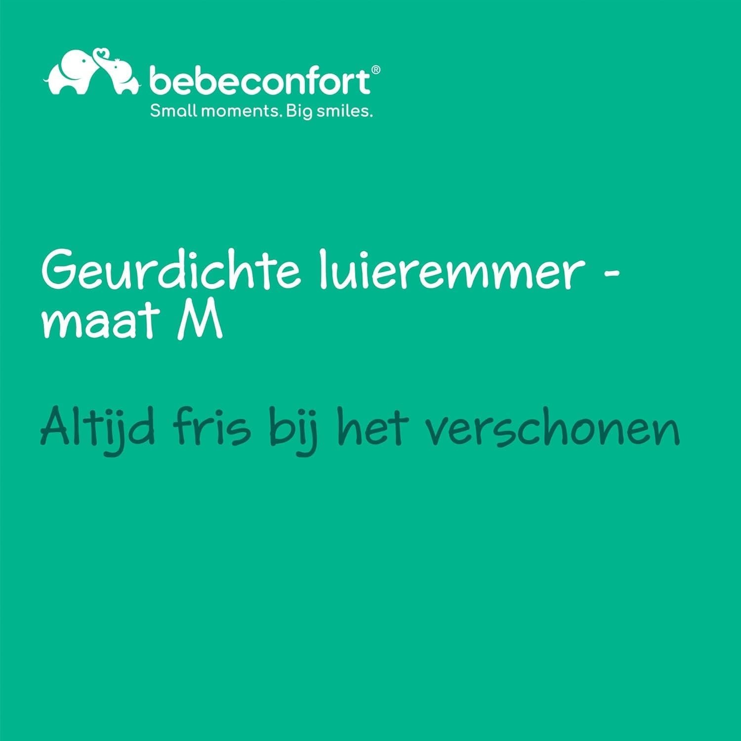 Bebeconfort geurdichte luieremmer maat M, luierafvalbak, geurvrij deksel, geschikt voor alle afvalzakken, kan tot 20 luiers bevatten, eenhandig gebruik, gerieflijk formaat, makkelijk te reinigen, Sand - Maat Medium