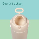 Bebeconfort geurdichte luieremmer maat M, luierafvalbak, geurvrij deksel, geschikt voor alle afvalzakken, kan tot 20 luiers bevatten, eenhandig gebruik, gerieflijk formaat, makkelijk te reinigen, Sand - Maat Medium