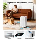 Euhomy Luchtontvochtiger 12L - Wit - Krachtige Ontvochtiging voor 25m²