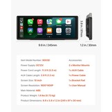 Draagbare Autoradio met 10" Touchscreen & Navigatie (34% Korting)