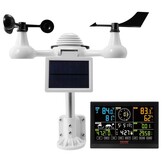 Professioneel Draadloos Weerstation met 7-in-1 Sensor & Zonne-energie (41% Korting)