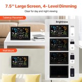 Professioneel Draadloos Weerstation met 7-in-1 Sensor & Zonne-energie (41% Korting)