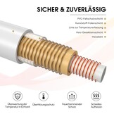 Elektrische elektrische deken, flanel, 130 x 180 cm, 6 temperatuurniveaus, 1-10 uur, automatische uitschakeling en oververhittingsbeveiliging, machinewasbaar, grijs