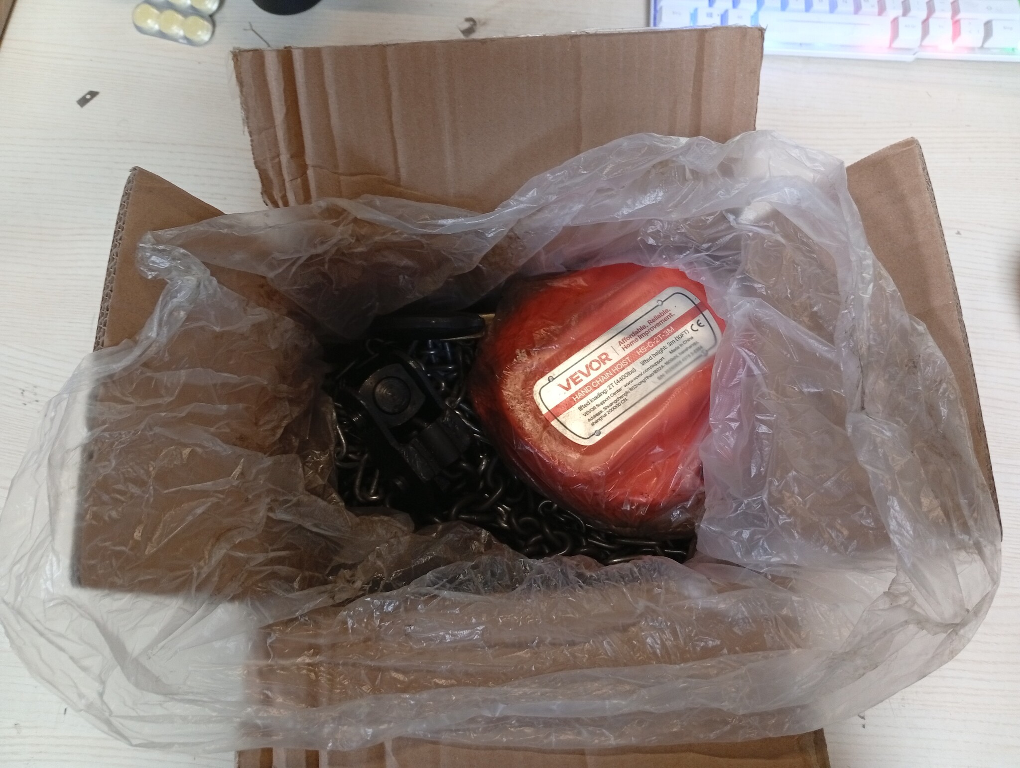 Handkettingtakel 2 Ton, 3m Hefhoogte - 52% Korting