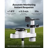 Draadloos Weerstation 5-in-1 met Zonne-energie | 34% Korting