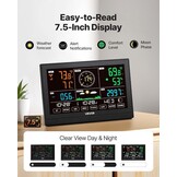 Draadloos Weerstation 5-in-1 met Zonne-energie | 34% Korting