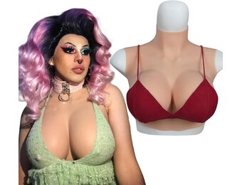 Zachte Siliconen Borsten B-G Cup voor Cosplay & Transgender