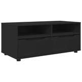 Zwarte TV-kast met Lade & Planken - 100cm Breed - 34% Korting