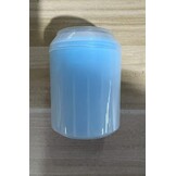 Hondenpootreiniger van siliconen, draagbaar, afneembaar, met microvezel handdoek voor honden, voor het reinigen van vuile voeten van huisdieren, blauw