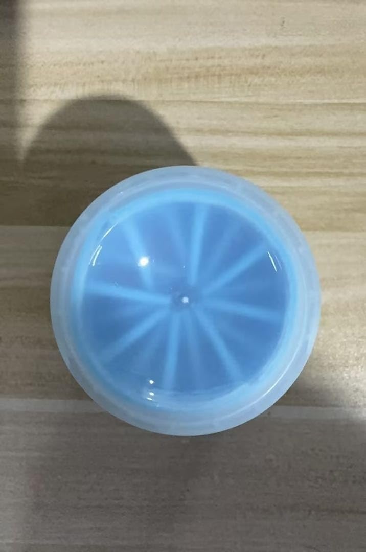 Hondenpootreiniger van siliconen, draagbaar, afneembaar, met microvezel handdoek voor honden, voor het reinigen van vuile voeten van huisdieren, blauw