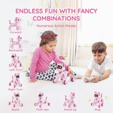 VEVOR Interactieve Robot Kat - Roze - 21 x 18 x 22 cm - Programmeerbaar speelgoed