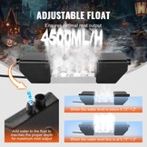 VEVOR Ultrasone Vernevelaar 6-Kops - 4500 ml/u Rookmachine voor Vijver en Kweekkas