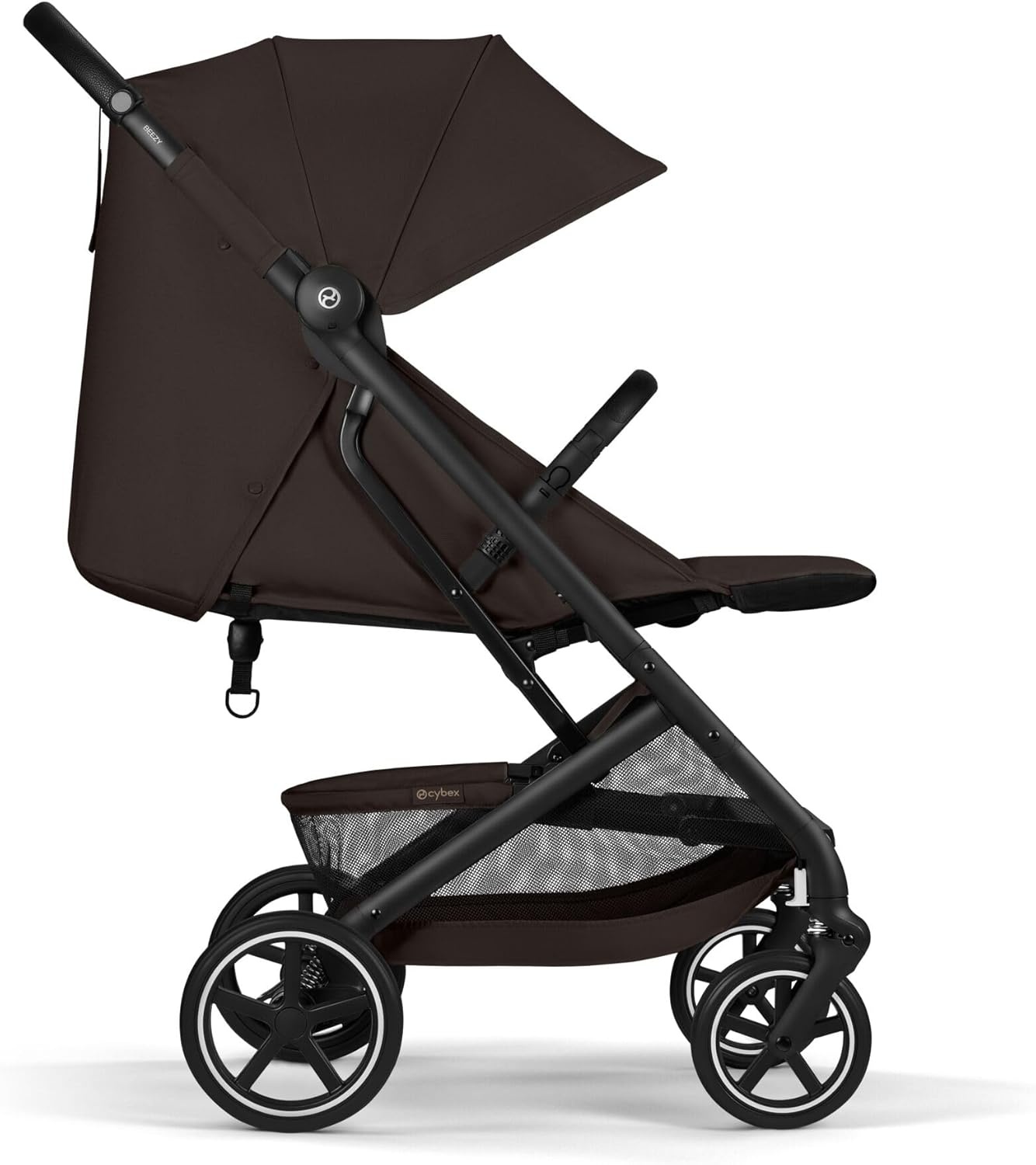 CYBEX Gold BEEZY Kinderwagen Met Ergonomische Ligstand, Vanaf De Geboorte Tot Ca. 4 Jaar (Max. 22 Kg), Compact Opvouwbaar, Gordelsysteem Met Één Hand Te Bedienen, Chocolate Brown