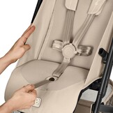 CYBEX Gold BEEZY Kinderwagen Met Ergonomische Ligstand, Vanaf De Geboorte Tot Ca. 4 Jaar (Max. 22 Kg), Compact Opvouwbaar, Gordelsysteem Met Één Hand Te Bedienen, Chocolate Brown