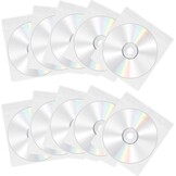 200 Stuks Transparante CD/DVD Hoezen 13 x 14.5 cm Dubbelzijdig voor Opslag