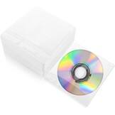 200 Stuks Transparante CD/DVD Hoezen 13 x 14.5 cm Dubbelzijdig voor Opslag