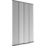 Windhager Insectenbescherming PLUS deurgordijn Easy lamellengordijn vliegengaas individueel in te korten, 120 x 250 cm, antraciet, 04315 - Maat 120 x 250 cm