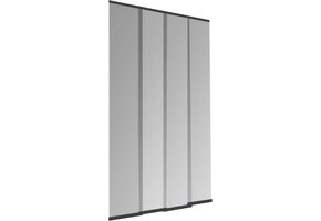 Hordeur Lamellengordijn Vliegengaas Antraciet 120x250cm (52% Korting!)