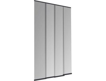 Windhager Insectenbescherming PLUS deurgordijn Easy lamellengordijn vliegengaas individueel in te korten, 120 x 250 cm, antraciet, 04315 - Maat 120 x 250 cm