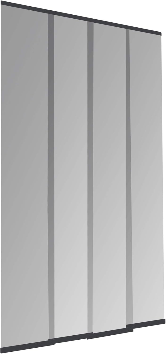Windhager Insectenbescherming PLUS deurgordijn Easy lamellengordijn vliegengaas individueel in te korten, 120 x 250 cm, antraciet, 04315 - Maat 120 x 250 cm