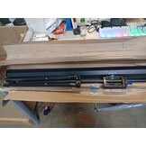 VEVOR Projectiescherm met standaard, 60 inch 160 ° groothoek binnen en buiten, projectiescherm, 16:9 4K HD kreukloze draagbare statiefschermen met draagtas, voor bioscoop, thuisbioscoop, kantoor