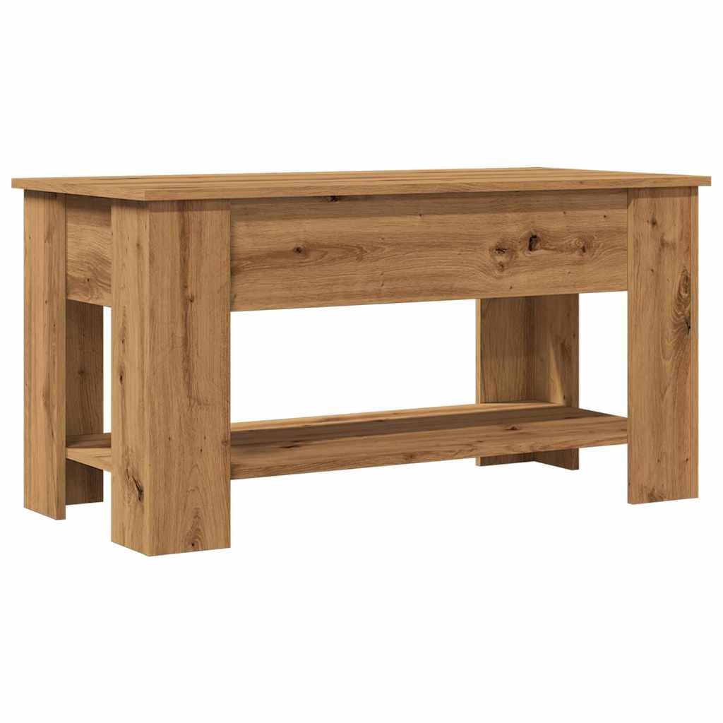 vidaXL Salontafel Artisanaal Eiken - 61% Korting