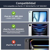 Toetsenbordhoes iPad Air 13-inch (M2) 2024 Lichtroze - 71% Korting
