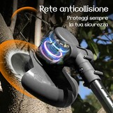 Draadloze Accu Grastrimmer 21V - Telescopische Heggenschaar met 4 Soorten Messen - Zwart