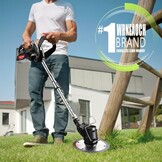 Draadloze Accu Grastrimmer 21V - Telescopische Heggenschaar met 4 Soorten Messen - Zwart