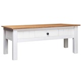 Geretourneerde Salontafel Grenenhout Wit 100x60x45 cm - 59% Korting!