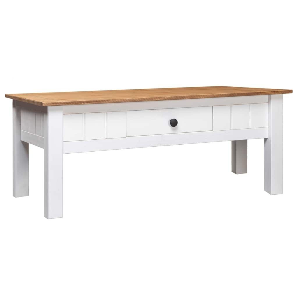 Geretourneerde Salontafel Grenenhout Wit 100x60x45 cm - 59% Korting!