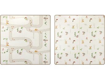 Tiny Love XL Foldable Play Mat Baby, Baby Play Mat, 0+ Months, Double Sided, Lightweight & Foldable Play Mat, 150 x 150cm, Soft & Thick (1cm), Water Resistant, Easy to Clean, Boho Chic