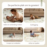 Tiny Love XL Foldable Play Mat Baby, Baby Play Mat, 0+ Months, Double Sided, Lightweight & Foldable Play Mat, 150 x 150cm, Soft & Thick (1cm), Water Resistant, Easy to Clean, Boho Chic