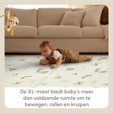 Tiny Love XL Foldable Play Mat Baby, Baby Play Mat, 0+ Months, Double Sided, Lightweight & Foldable Play Mat, 150 x 150cm, Soft & Thick (1cm), Water Resistant, Easy to Clean, Boho Chic
