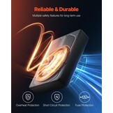 VEVOR Actieve Auto Subwoofer 10 inch 440W - Zwarte Slanke Onderbouw Subwoofer met Ingebouwde Versterker
