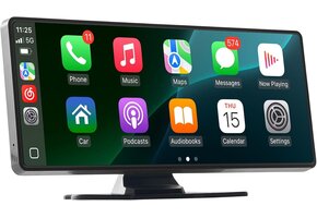Draagbaar CarPlay Scherm 10" - Apple CarPlay & Android Auto met Korting!