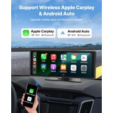 Draagbaar CarPlay Scherm 10" - Apple CarPlay & Android Auto met Korting!